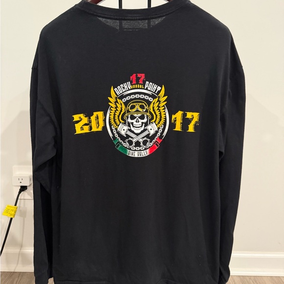 unknown Other - Rocky Point Bike Rally Men's Black Long Sleeve Tee